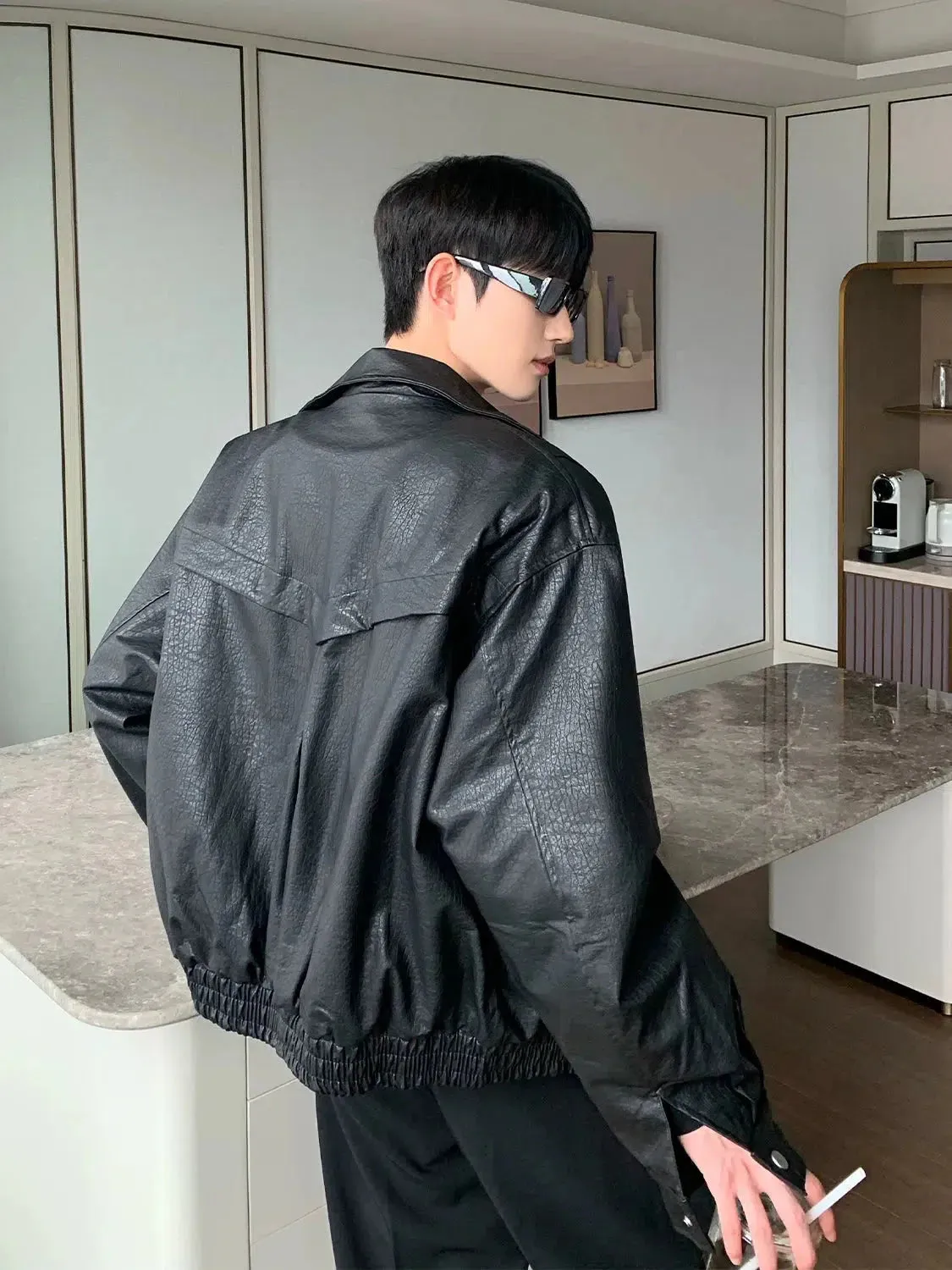 ChicMy-Fall Outfits -Autumn/Winter Coat Jacket INS Style Street Fashion Thickened Quilted Motorcycle Leather Jacket
