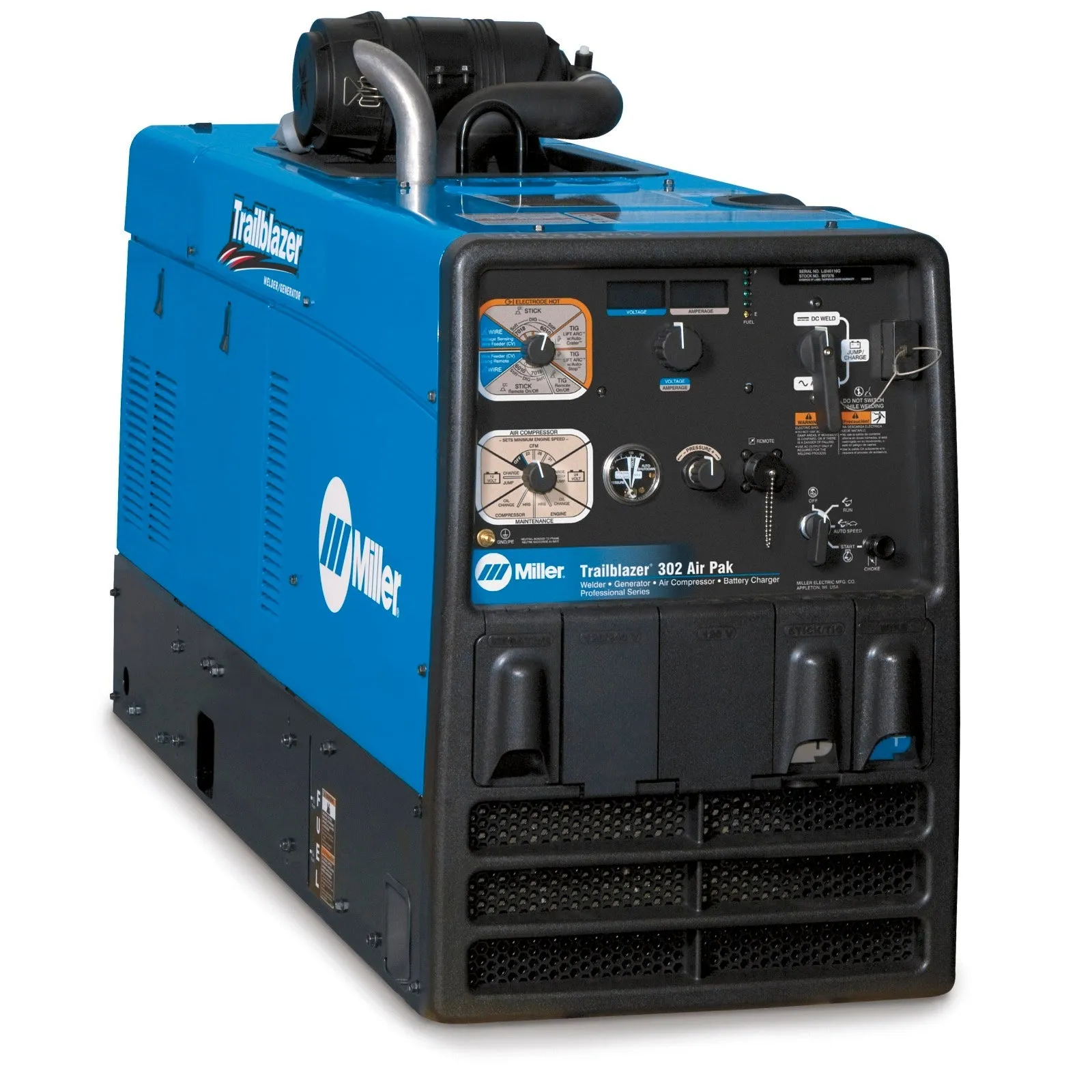 Miller Trailblazer 302 Kohler Air Pak Welder/Generator with Cooler/Separator (907549003)