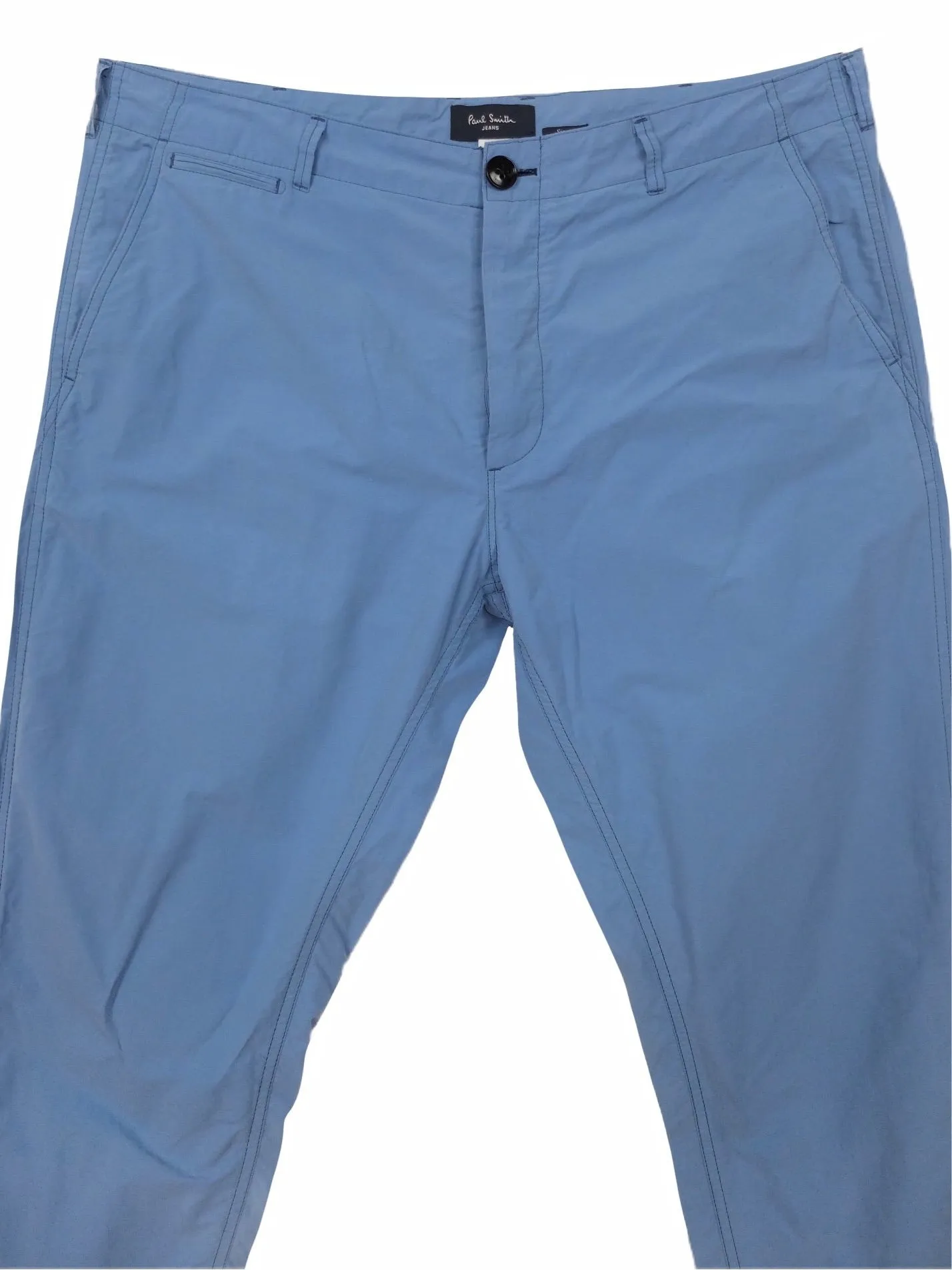 Paul Smith Men’s Sporty Athletic Light Blue Trouser Cargo Pants | Men’s Size 36 | 40 Inch Waist