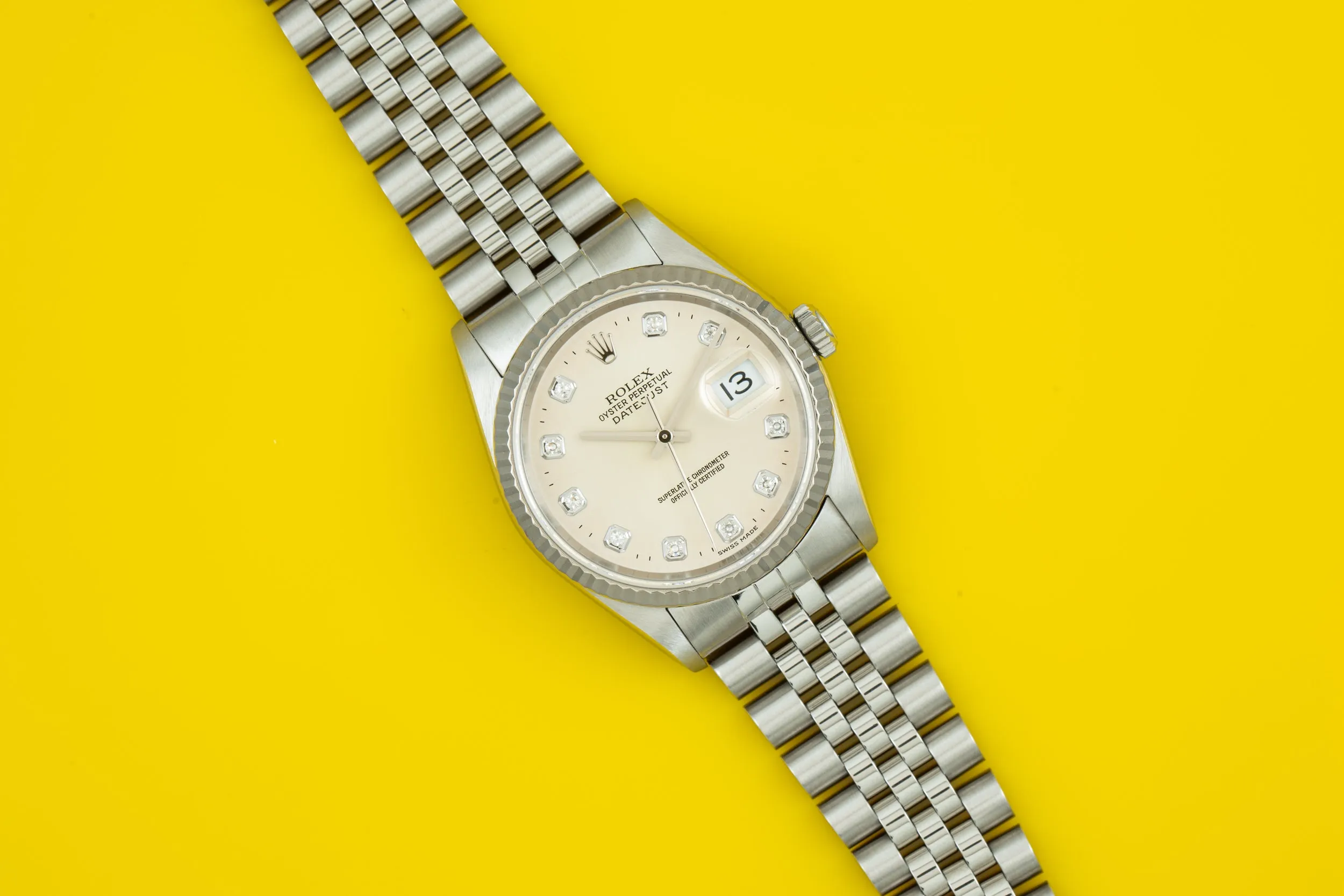 Rolex Datejust Quickset Diamond Dial