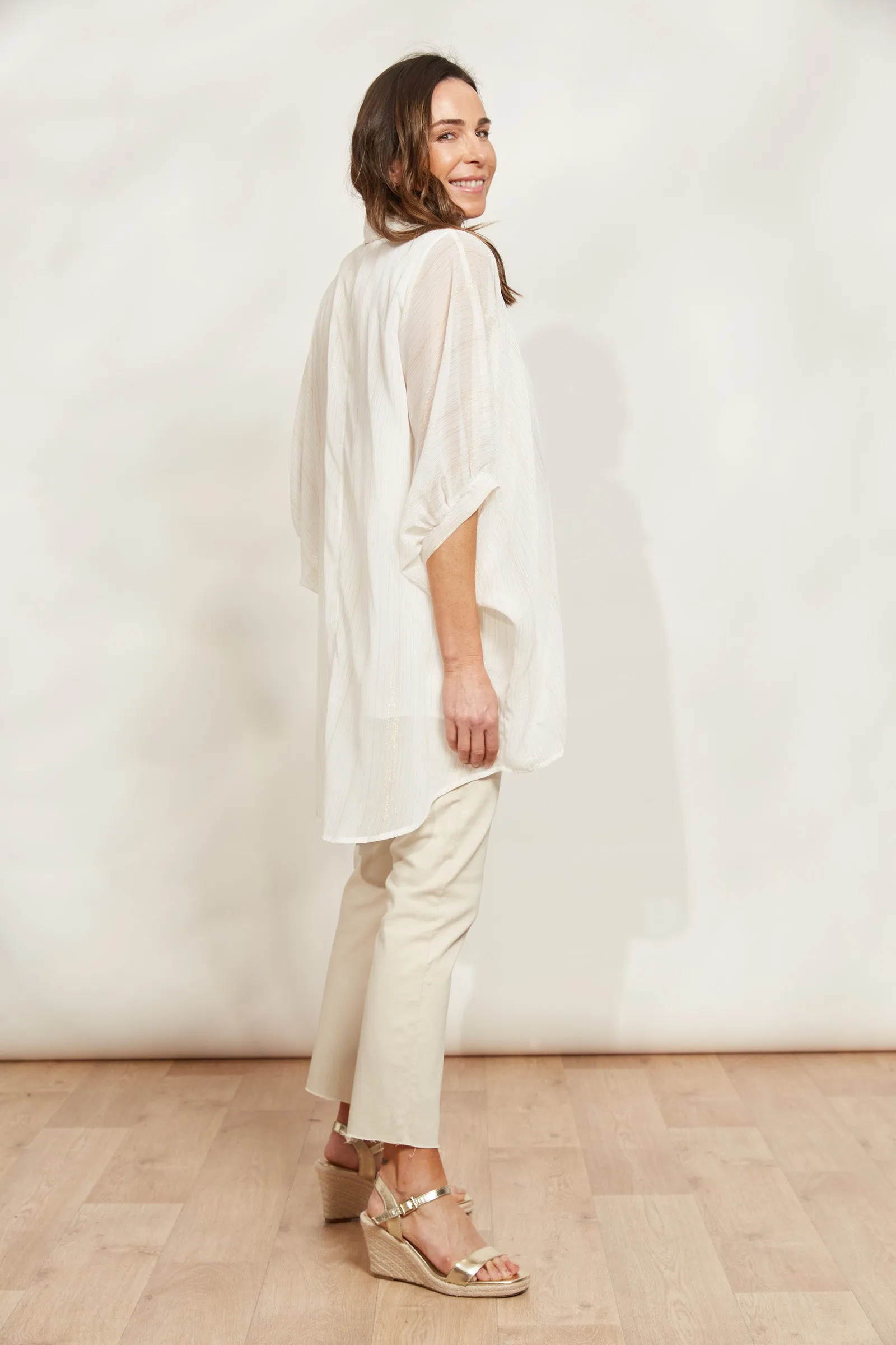 Sereno Relaxed Shirt - Pearl