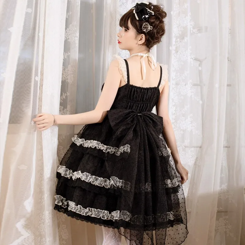 The Star Wish ~ Sweet Plaid Casual Lolita Dress by Yomi