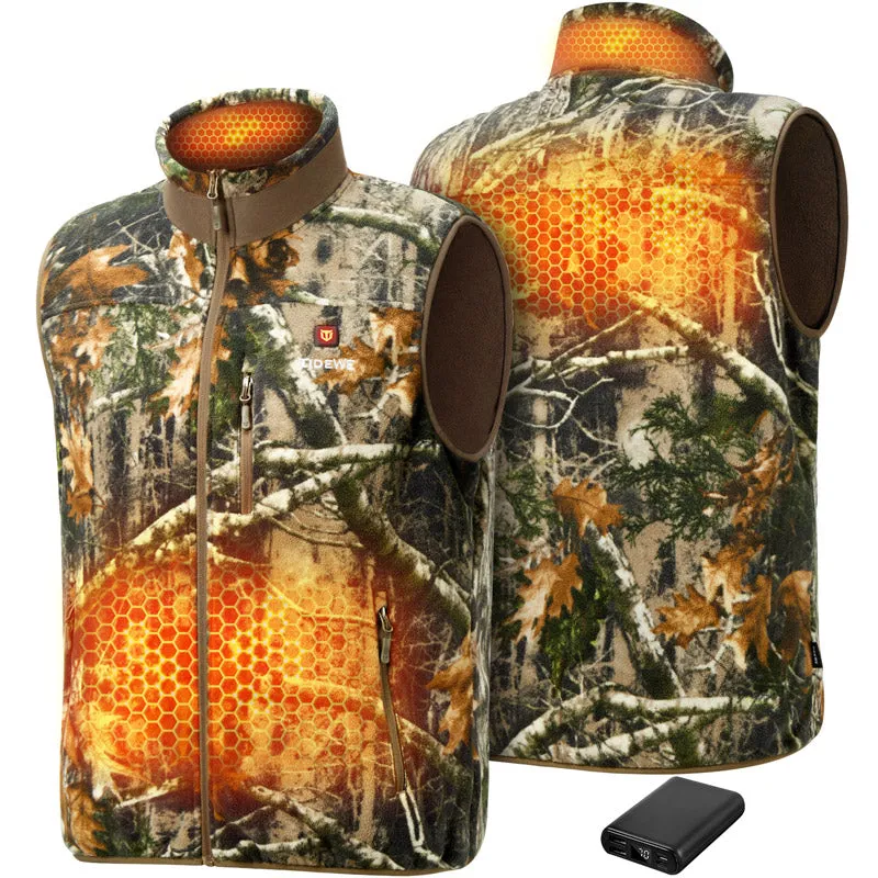 ThermCore Heated Vest Double-Sided Polar Fleece Hunting Vest