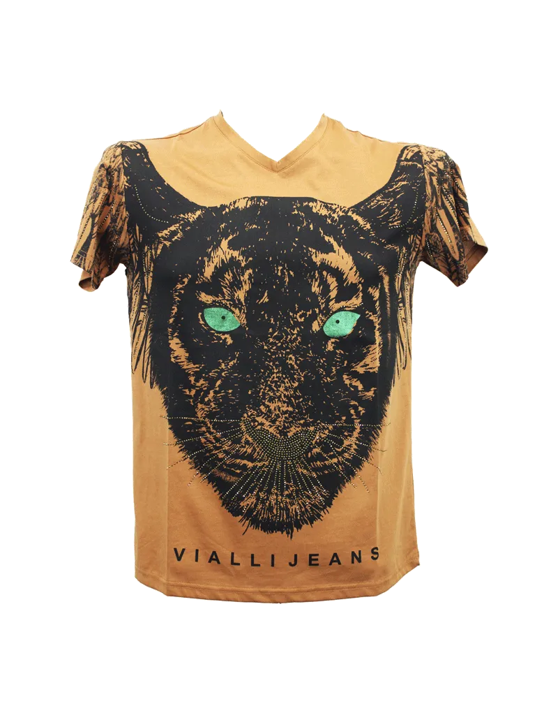 Vialli April T Shirt Rust